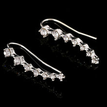 Load image into Gallery viewer, White Crystal Earrings
