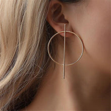 Load image into Gallery viewer, Circle Round Alloy Earrings