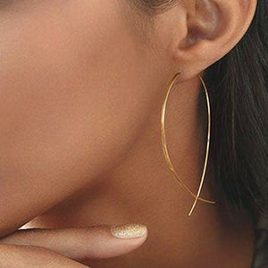 Simple Gold Earrings