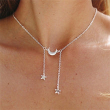 Load image into Gallery viewer, Crystal Stars Necklace