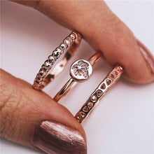 Load image into Gallery viewer, 3Pcs/Set Crystal Rings