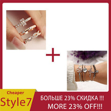Load image into Gallery viewer, 3Pcs/Set Crystal Rings