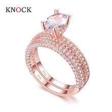 Load image into Gallery viewer, Rose-White Gold Ring