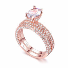 Load image into Gallery viewer, Rose-White Gold Ring